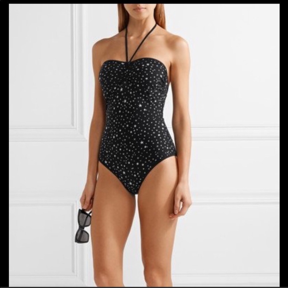 DVF stars print bathing suit